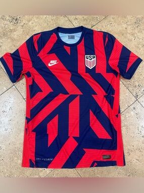 Men’s Nike 2021 USA Away Authentic Jersey